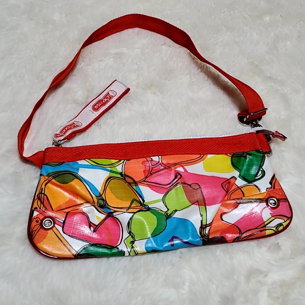 Lesportsac Small Purse Glasses Print Gem